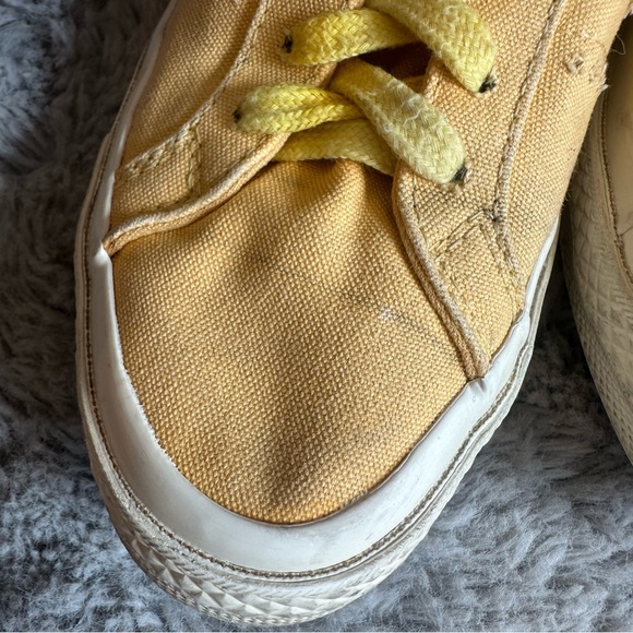 Converse ONE STAR LOW 'SUNBAKED' Yellow Sneakers Shoes - Picture 3 of 10